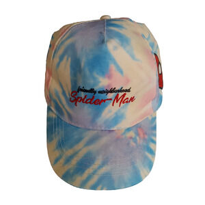 Spider-Man Tie-Dye Cap Marvel “Friendly Neighborhood” Preowned Snapback